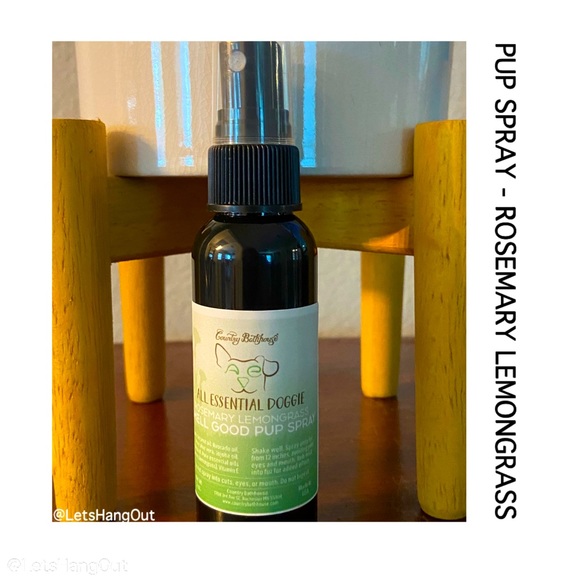 Country Bathhouse Pup Spray - Rosemary Lemongrass Closing Closet - Picture 3 of 5